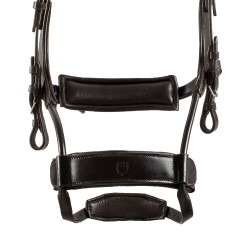 Bridon Comfitec Equestro anatomique en cuir Marron foncé