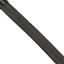Bridon anglais Equestro noir en cuir Noir Bridon anglais Equestro noir en cuir Noir
