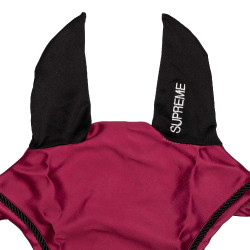 Bonnet anti-mouches satin pour cheval – oreilles élastiques Bonnet anti-mouches satin pour cheval – oreilles élastiques