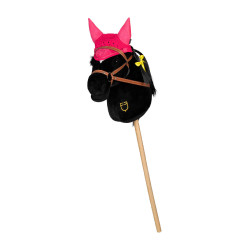 Bonnet pour hobby horse Equestro Fuchsia Rose Bonnet pour hobby horse Equestro Fuchsia Rose