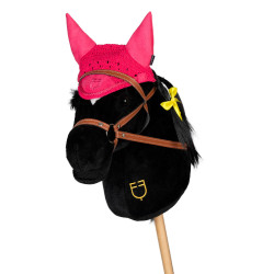 Bonnet pour hobby horse Equestro Fuchsia Rose Bonnet pour hobby horse Equestro Fuchsia Rose