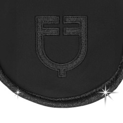 Bonnet Equestro Universe en tissu technique avec détails scintillants Noir Bonnet Equestro Universe en tissu technique avec détails scintillants Noir