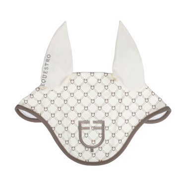Bonnet anti-bruit cheval Equestro monogramme – équitation Bonnet anti-bruit cheval Equestro monogramme – équitation