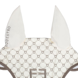 Bonnet anti-bruit cheval Equestro monogramme – équitation Bonnet anti-bruit cheval Equestro monogramme – équitation