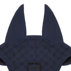 Bonnet Equestro imprimé monogramme Marine blazer / noir Bleu marine