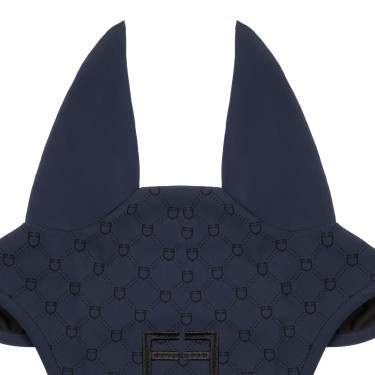 Bonnet Equestro imprimé monogramme Marine blazer / noir Bleu marine