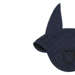 Bonnet Equestro imprimé monogramme Marine blazer / noir Bleu marine