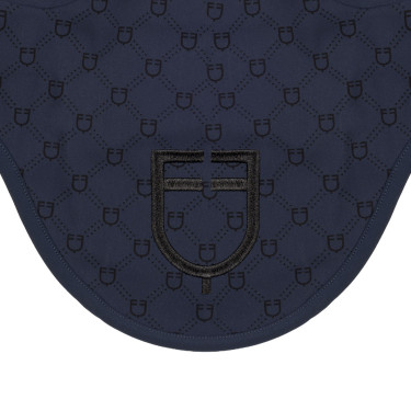 Bonnet Equestro imprimé monogramme Marine blazer / noir Bleu marine