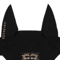 Bonnet anti-mouches d’équitation Equestro strass Bonnet anti-mouches d’équitation Equestro strass