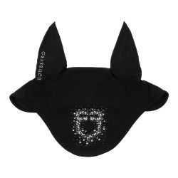 Bonnet Equestro en tissu technique avec logo en strass Noir / noir
