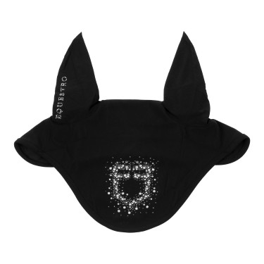 Bonnet Equestro en tissu technique avec logo en strass Noir / noir