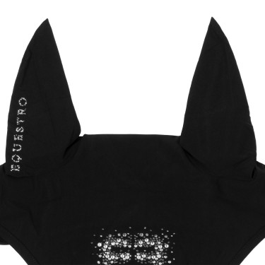 Bonnet Equestro en tissu technique avec logo en strass Noir / noir