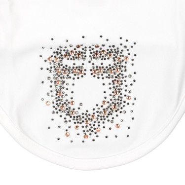 Bonnet Equestro en tissu technique avec logo en strass Blanc Bonnet Equestro en tissu technique avec logo en strass Blanc