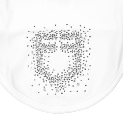 Bonnet Equestro en tissu technique avec logo en strass Blanc / blanc