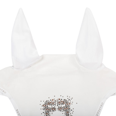 Bonnet Equestro en tissu technique à logo pailleté Blanc