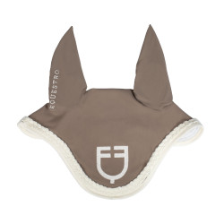 Bonnet Equestro à cordon tressé Walnut / blanc antique Marron