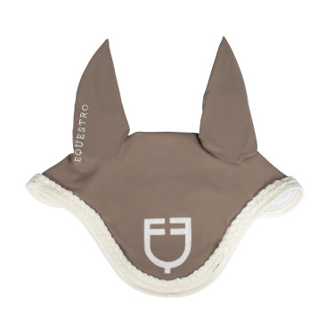 Bonnet Equestro à cordon tressé Walnut / blanc antique Marron