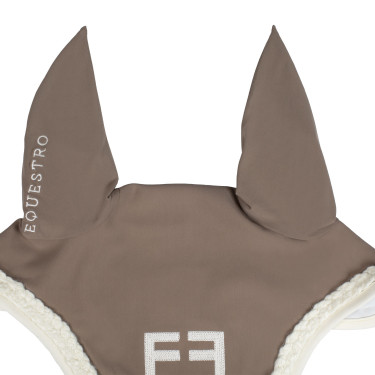 Bonnet Equestro à cordon tressé Walnut / blanc antique Marron