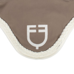 Bonnet Equestro à cordon tressé Walnut / blanc antique Marron