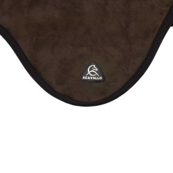 Bonnet anti-mouches Acavallo Sublime en Louvre avec patch logo en silicone Marron Bonnet anti-mouches Acavallo Sublime en Louvre avec patch logo en silicone Marron