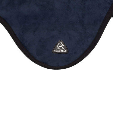 Bonnet anti-mouches Acavallo Sublime en Louvre avec patch logo en silicone Marine Bleu marine
