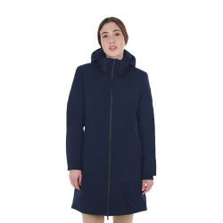 Manteau d’équitation femme Equestro déperlant coupe-vent