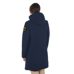Manteau d’équitation femme Equestro déperlant coupe-vent