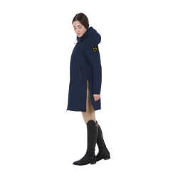 Manteau d’équitation femme Equestro déperlant coupe-vent