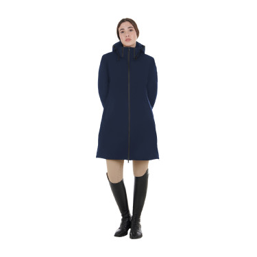 Manteau d’équitation femme Equestro déperlant coupe-vent