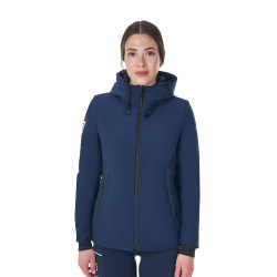 Blouson imperméable d’équitation femme Equestro x FISE