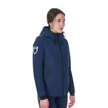 Blouson imperméable d’équitation femme Equestro x FISE