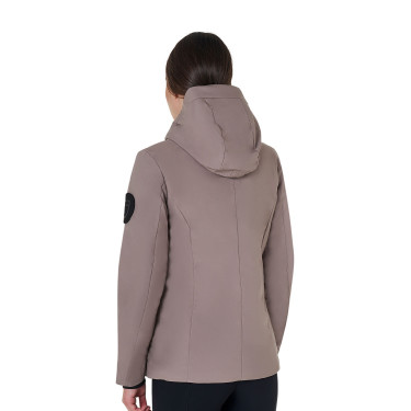 Blouson Equestro femme déperlante et coupe-vent Brindle Marron
