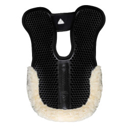 Amortisseur Acavallo pour compenser MF-S WFS chamois mouton arrière gel hexagonal réhausse avant Noir / mouton naturel