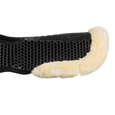 Amortisseur Acavallo pour compenser MF-S WFS chamois mouton arrière gel hexagonal réhausse avant Noir / mouton naturel