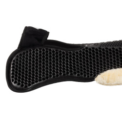 Amortisseur Acavallo pour compenser MF-S WFS chamois mouton arrière gel hexagonal réhausse avant Noir / mouton naturel