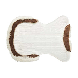 Amortisseur Acavallo Gel NS-S Classic-S découpé plat demi Transparent / mouton naturel Amortisseur Acavallo Gel NS-S Classic-S découpé plat demi Transparent / mouton naturel
