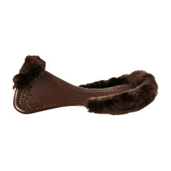 Amortisseur Acavallo Gel NS-S Classic-S découpé plat Marron / mouton marron