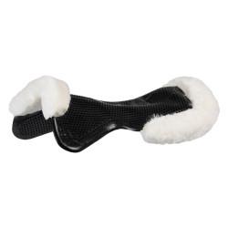 Amortisseur Acavallo Gel NS-S Classic-S découpé plat Noir / mouton blanc