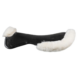 Amortisseur Acavallo Gel NS-S Classic-S découpé plat Noir / mouton blanc