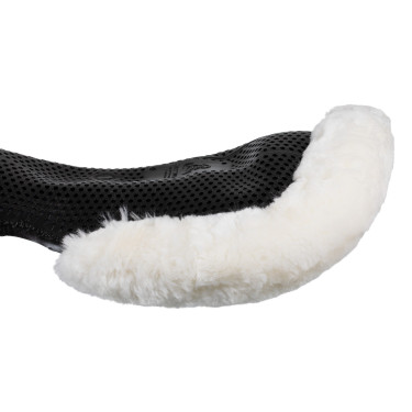 Amortisseur Acavallo Gel NS-S Classic-S découpé plat Noir / mouton blanc
