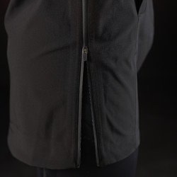 Veste longue imperméable femme Equestro Ridertechnology Noir