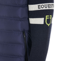Veste d'équitation homme Equestro en nylon avec zip