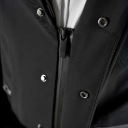 Veste de concours homme Equestro Ridertechnology avec coutures thermosoudées Noir