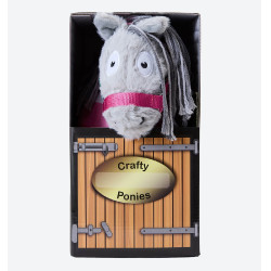 Poney Crafty Ponies Horseware Gris