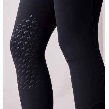 Pantalon Horseware taille haute femme Allora Alessandro Albanese grip genoux Noir