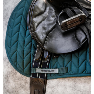 Tapis de selle Close Contact Horseware Vert dynastie