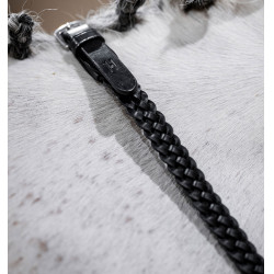 Rênes Horseware tressées Noir