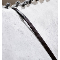 Rênes Horseware grip pouce caoutchouc Noir