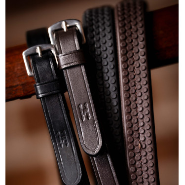 Rênes d’équitation Horseware grip pouce en caoutchouc