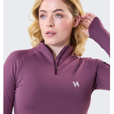 Polo d’équitation hiver femme 1/4 zip Horseware Polo d’équitation hiver femme 1/4 zip Horseware